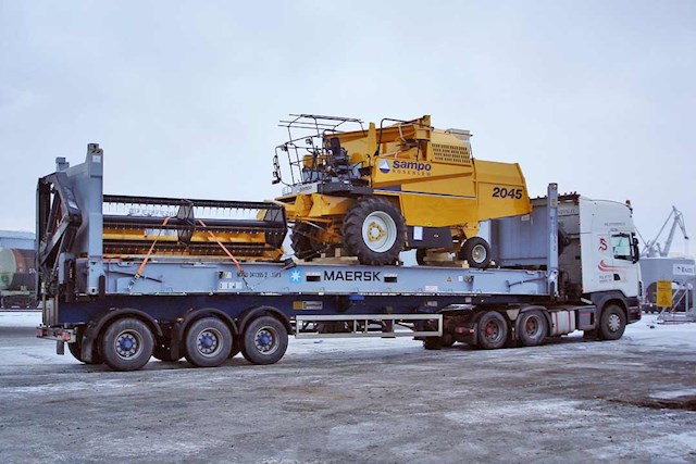 Hammar 160 sideloader flat rack