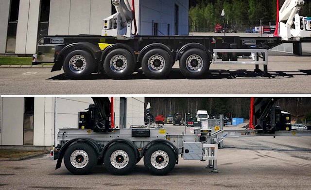 Sideloader Axle Configuration
