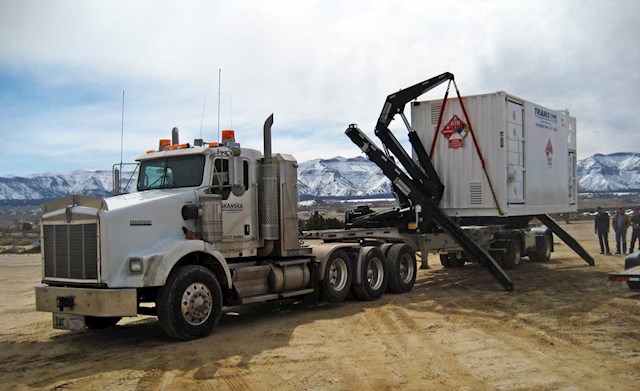 Hammar 151 Sideloader lifting20'