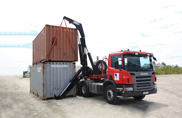 Hammar 160 sidelifter Stacking