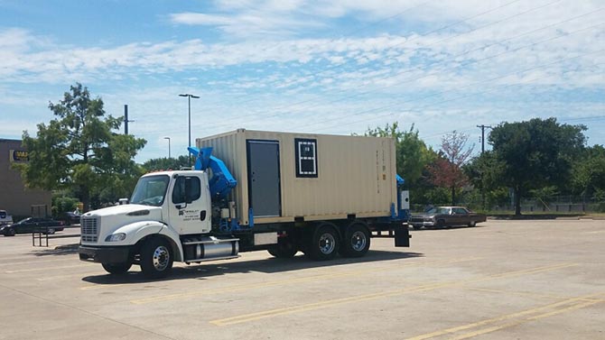140 containerized office