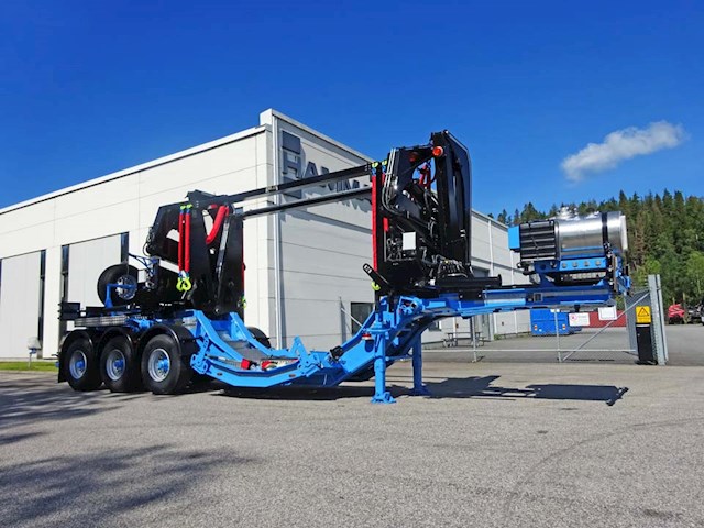 Hammar self loading cable drum trailer