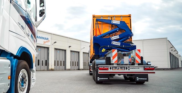 Sideloader Container Transport