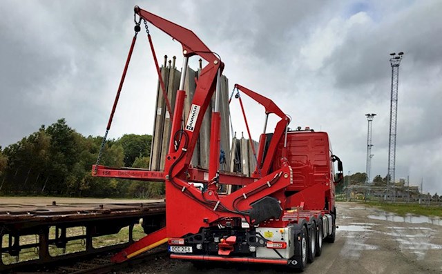 Hammar 180 sidelifter Railwagon Transfer