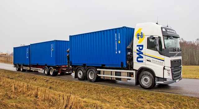 Hammar 180 sidelifter Transport Trailer