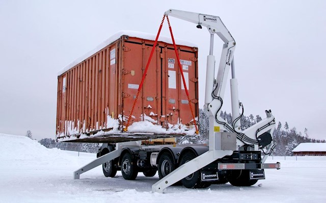 Hammar 180 sidelifter 20Ft Container