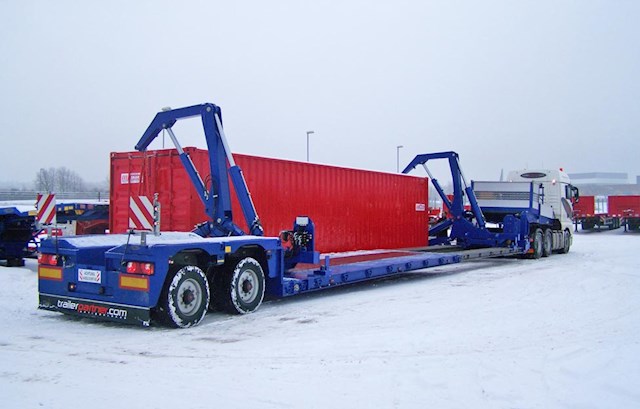 Low Bed Sideloader Container
