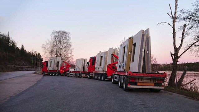 Sideloaders Construction Prefabricated Concrete