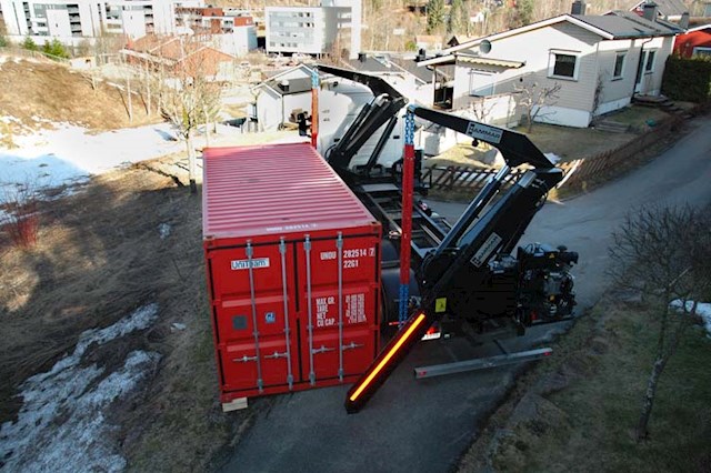 Sideloader Construction Container