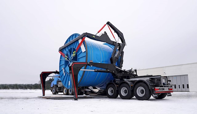 Sideloader Cable Drum Handling Main
