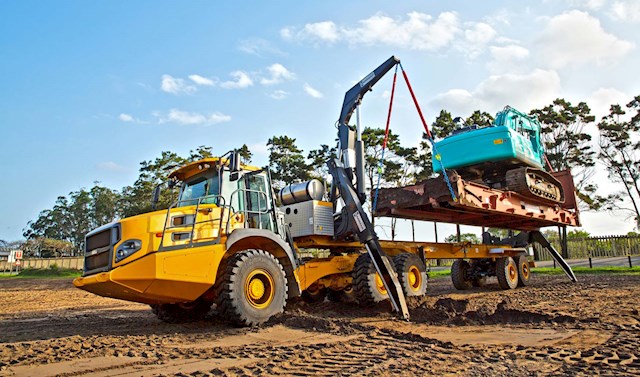 Mining Sideloader Flatrack Excavator Main