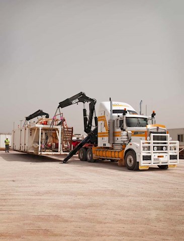 Sideloader Drilling Rig