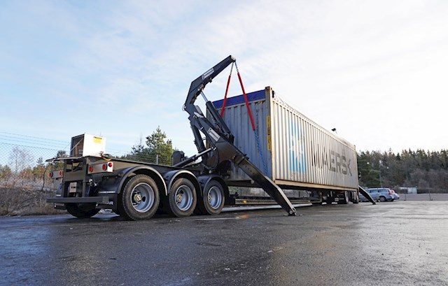 Low Bed Sideloader Open Topp Container