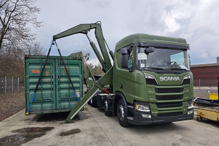 Hammar Sideloader Defence Scania