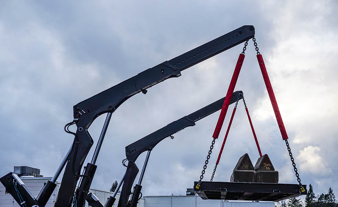 Sideloader Extendable Cranes