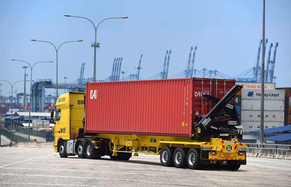 Hammar 153 Sideloader Transport 40Ft