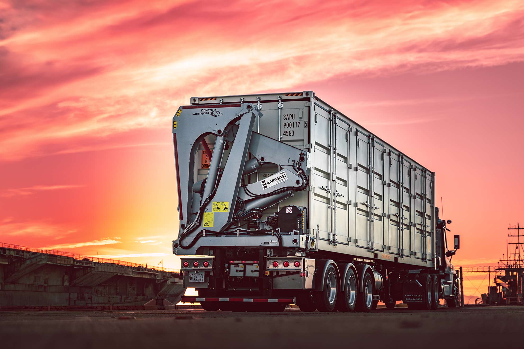 Hammar Sideloader Harbour 40Ft Container